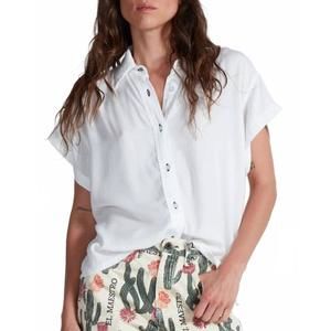 NEW ASKK NY virginia shirt in ivory